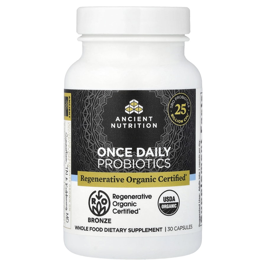 Ancient Nutrition Once Daily Probiotics, 25 Billion CFU, 30 Capsules, view 3