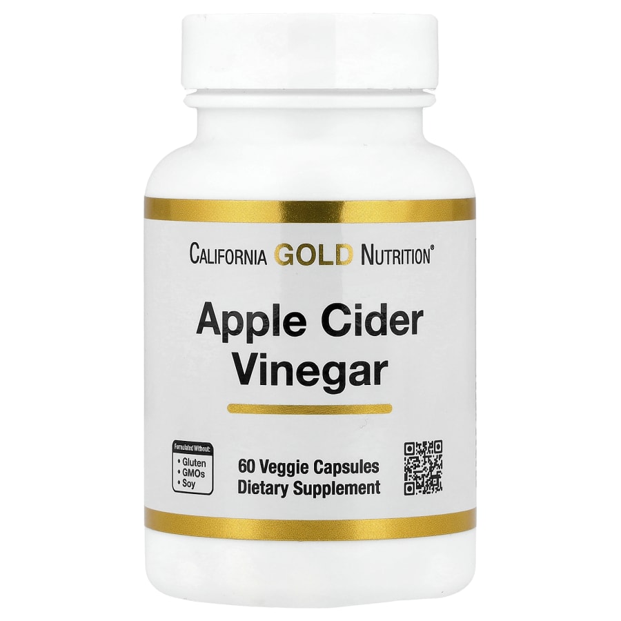 California Gold Nutrition Apple Cider Vinegar, 60 Veggie Capsules (450 mg per Capsule)