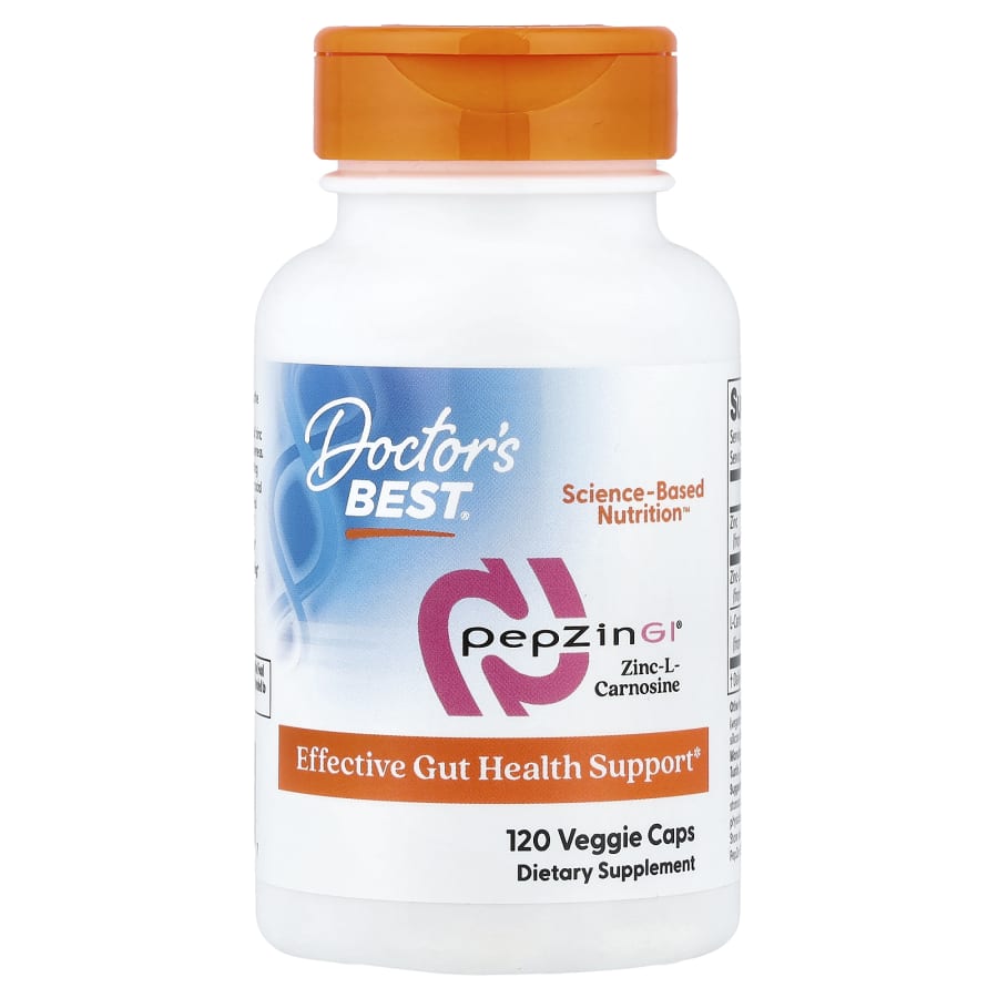 Doctor's Best PepZin GI®, Zinc-L-Carnosine, 120 Veggie Caps