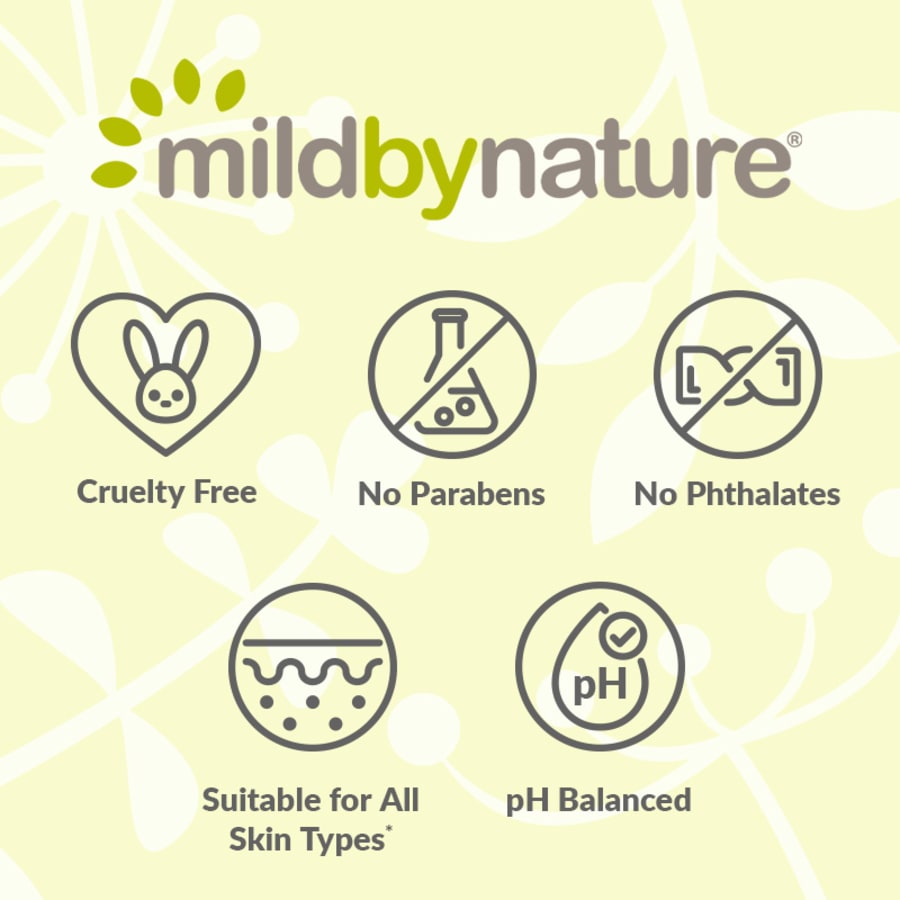 Mild By Nature Nourishing Body Wash, Coconut Bergamot, 16 fl oz (473 ml), view 4