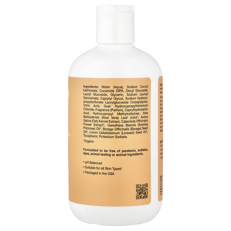 Mild By Nature Tear-Free Baby Shampoo & Body Wash, Peach, 12.85 fl oz (380 ml), view 2