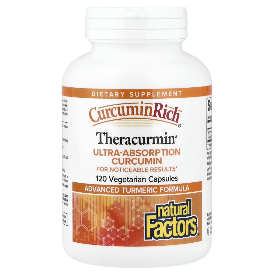 Natural Factors CurcuminRich®, Theracurmin®, 120 Vegetarian Capsules (30 mg per Capsule), view 3