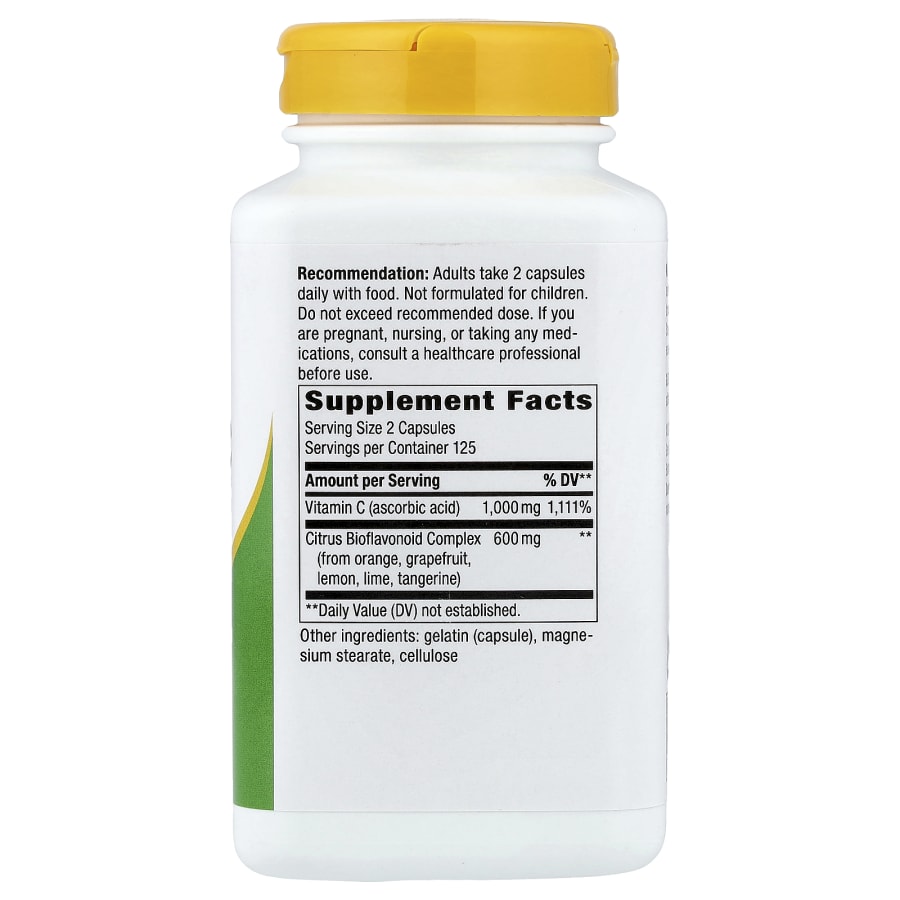 Nature's Way Vitamin C With Bioflavonoids, 250 Capsules, view 2
