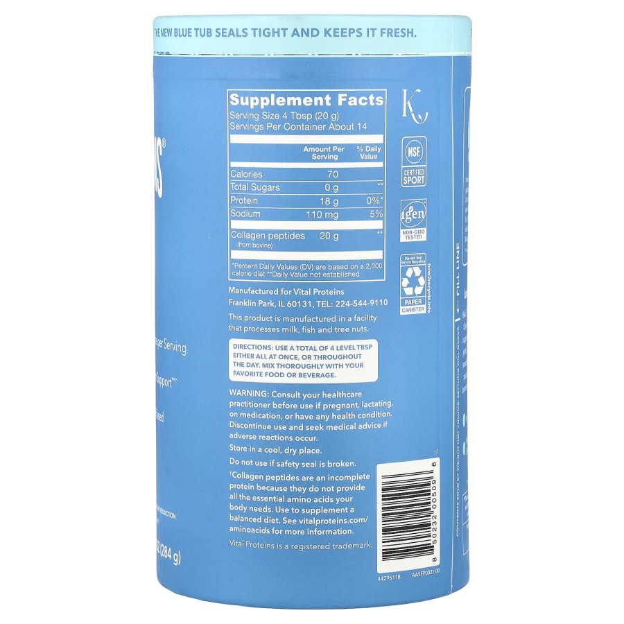 Vital Proteins Collagen Peptides, Unflavored, 10 oz (284 g), view 2